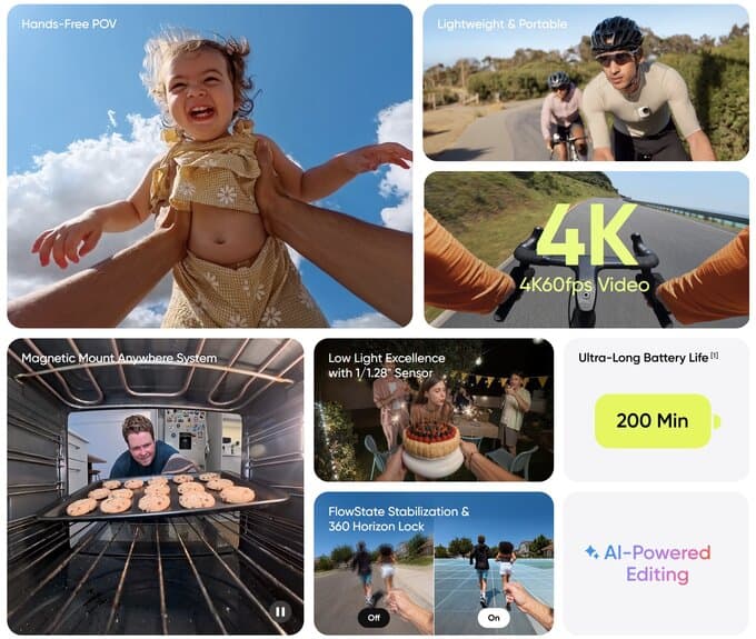 Insta360 Go Ultra kamera 4K - przewodnik 2025