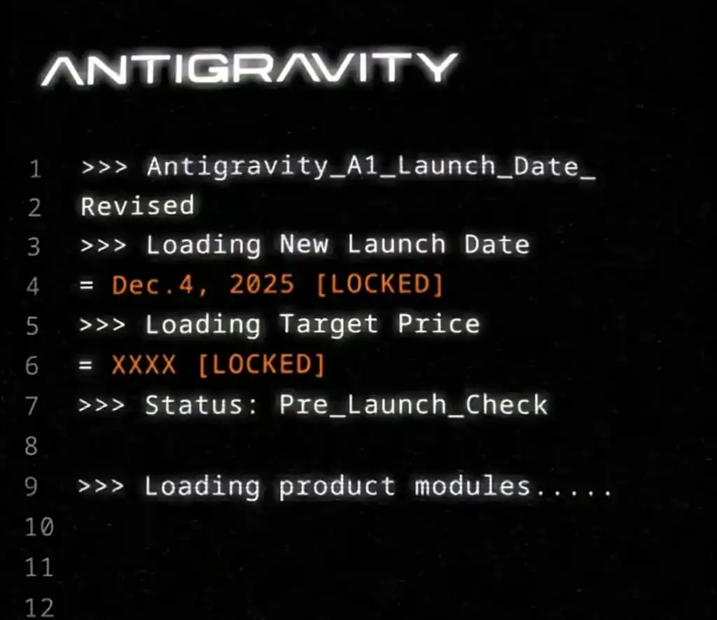 Alt text: Ekran pokazujący planowane daty startów dronów i statusy lotów kosmicznych.